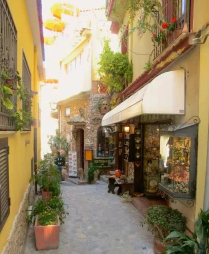 Romantica casa a Taormina Exterior foto